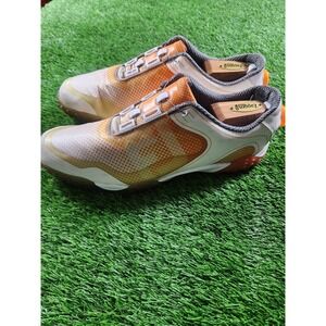 FootJoy Shoes Mens Size 12 Orange Polka Dot BOA Golf Athletic Spikes 57344